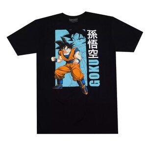 Dragon Ball Z - Goku in Action Black Graphic Tee Size XXL NWT